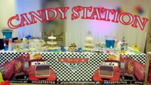 Candy station and Chocolate Founatin